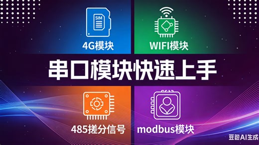 如何上手串口模块（4G，WIFI，485，modbus）