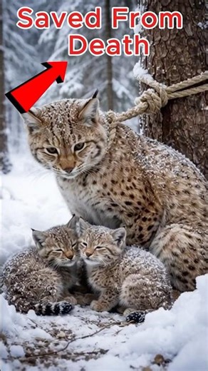 A Lynx Family Saved from a Tragic Fate #cat #rescue #animals