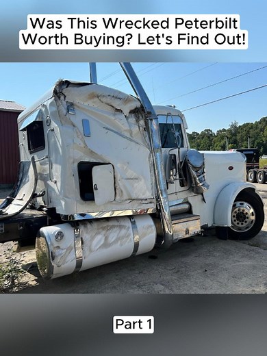 8.5K views · 112 reactions | Was This Wrecked Peterbilt Worth Buying? Let's Find Out! (Part 1) #rusttoroar #willitstart | Rust to Roar | Facebook
