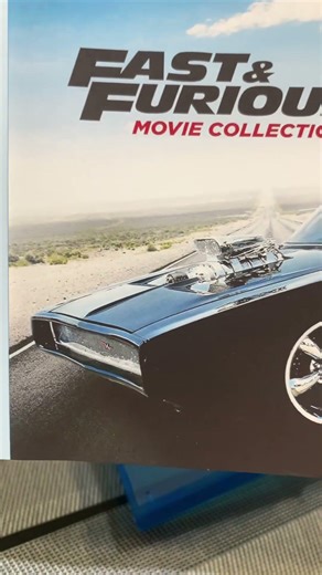 The fast & the furious giant Blu-ray case insert print movie collection