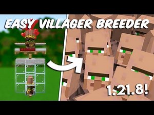 EASIEST Villager Breeder in Minecraft 1.21.10 Tutorial