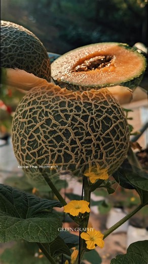 😋✨ #cantaloupe #cultivation #greengraphy #srilanka