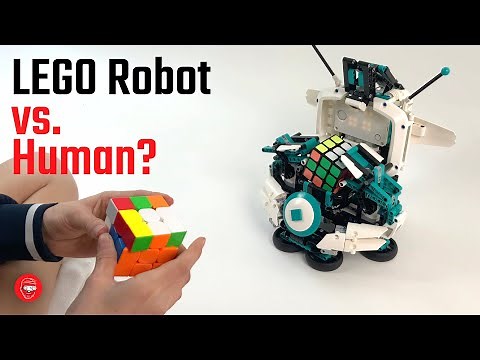 One-kit Rubik's Cube Solver with LEGO MINDSTORMS Robot Inventor