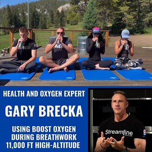 A big thanks to health and oxygen expert Gary Brecka for sharing this video while using Boost Oxygen during breathwork at almost 11,000 ft altitude in Colorado. Gary is a professional human biologist, biohacker, entrepreneur and Founder of Streamline Medical Group. He teaches health seminars and regularly speaks at conferences around the world about oxygen and ways to improve your health. Boost Oxygen is Pure Oxygen in portable and completely recyclable canisters – no prescription needed! The ai