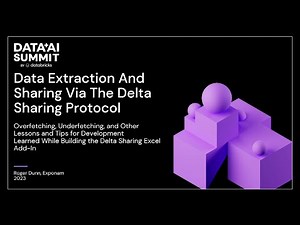 Data Extraction and Sharing Via The Delta Sharing Protocol