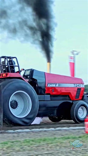 'Red Bunny' CASE IH 7240 Magnum Turbo Supersport Tractor Puller