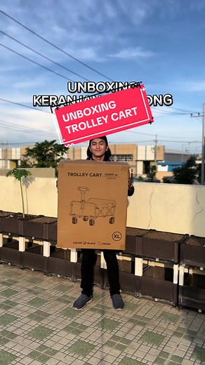 Unboxing Trolley Portable: Keranjang Dorong Serbaguna
