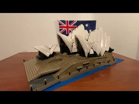 Lego Creator 10234 Sydney Opera House Build Timelapse