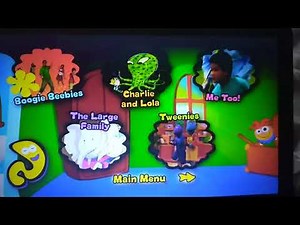 dvd menu walkthrough cbeebies get set go UK DVD 2008