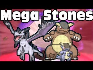 Mega Kangaskhan Mega Aerodactyl Evolution Stones Pokemon X Pokemon Y Tutorial