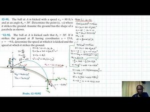 12–91, 12–92 Kinematics of a Particle (Chapter 12: Hibbeler Dynamics) Benam Academy