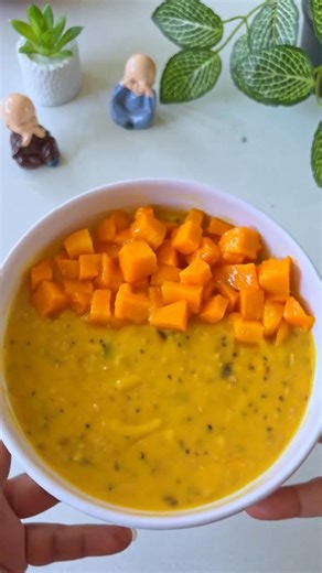 5 Min Overnight Mango Oats 🥭 Healthy Breakfast for Busy Mornings #trending