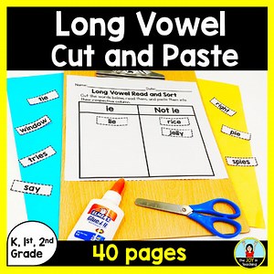 Long Vowel Teams Cut and Paste Worksheets