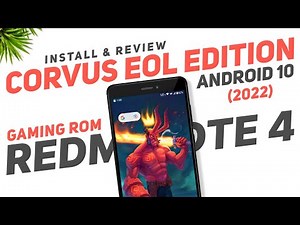 Corvus OS Eol Edition For Redmi Note 4 | Android 10 | Gaming Rom | 114K Antutu | Install & Review