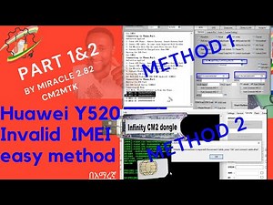 HOW TO REPAIR HUAWEI Y520-U22 INVALID IMEI/Emergency call