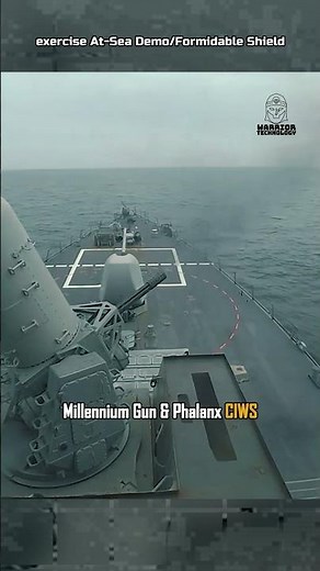 US and Swiss-made CIWS systems in action