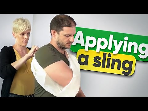 Applying a sling - First Aid Training
