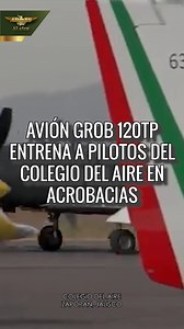 3.8K views · 64 reactions | ✈️AVIÓN GROB 120TP ENTRENA A PILOTOS DEL COLEGIO DEL AIRE EN ACROBACIAS El Grob G-120TP del Escuadrón Primario del Colegio del Aire adiestra a los cadetes de tercer año en el manejo de instrumentación electrónica y maniobras acrobáticas. #PILOTOSAVIADORES #escuelamilitardeaviacion #ColegioDelAire #FuerzaAereaMexicana #SEDENAmx | Revista Militar Armas | Facebook