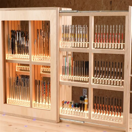 304K views · 2.4K reactions | Making Vertical Bit Drawer DIY | DIY & Crafts | Facebook