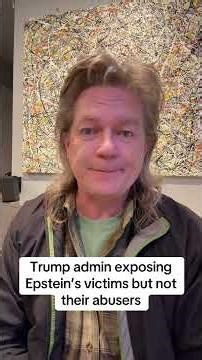 Trump Admin Exposing Epstein’s Victims But Not Their Abusers #epstein #epsteinfiles #trump #maga