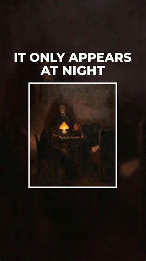Why this painting changes in the dark #art #arthistory #painting