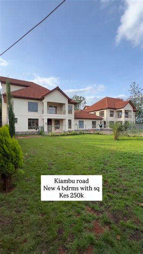 Smart Choice Property Market on Instagram: "Kiambu Road New 4 bedrooms with sq all ensuite villas to let off Kiambu road Njathaini road in a compound of only 2 units sitting on half acre land. Rent Kes 250,000 Features; - All bedrooms ensuite - Family room - Front & backyard garden - Gym room - Fire place For more details and viewing contact us on 0703164899"