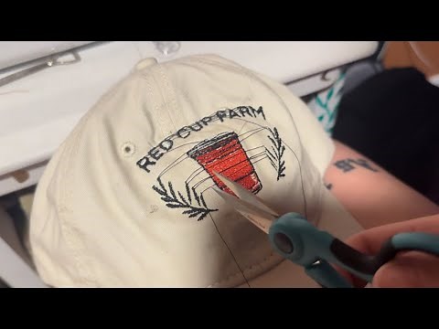 Embroidering A Hat Is SO EASY!!!!! Brother SE700