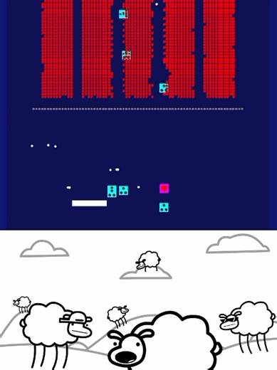 Beep beep ım a sheep 🐏 please support meeeeeeee 😇#sheep #sprunki #funny #fyp #brickbreaker #animation