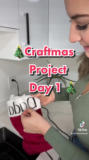 Craftmas Day 1: Personalized Stockings Tutorial with Cricut HTV