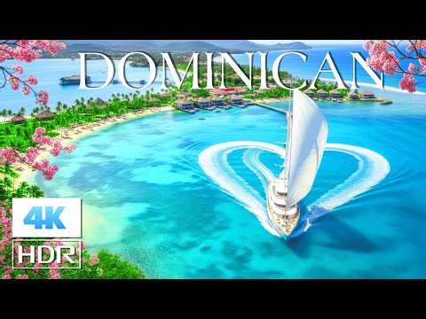 DOMINICAN REPUBLIC 4K ULTRA HD 🇩🇴 | Tropical Beaches, Caribbean Paradise | Deep House Travel Music