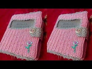 FUNDAS PARA LIBROS Y BIBLIAS A CROCHET EL PASO A PASO Nº O5