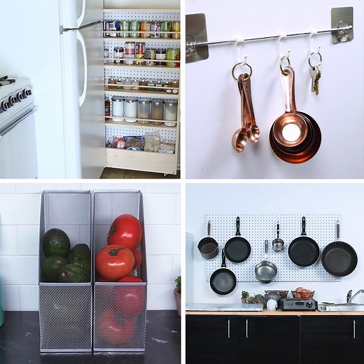 3.9M views · 5.9K reactions | Kitchen edits that save lots of floor space AND cost me next to nothing? Yes please!  | Tasty | Facebook