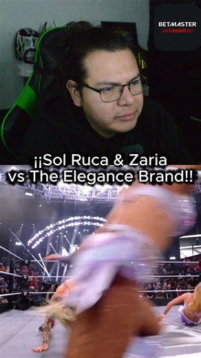 ¡¡Sol Ruca & Zaria vs The Elegance Brand!! #WWE #wrestling #prowrestler #ProWrestling #WrestleMania | UkeWrestling