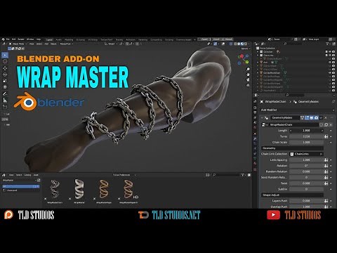 Blender Add On - Wrap Master (FAST)