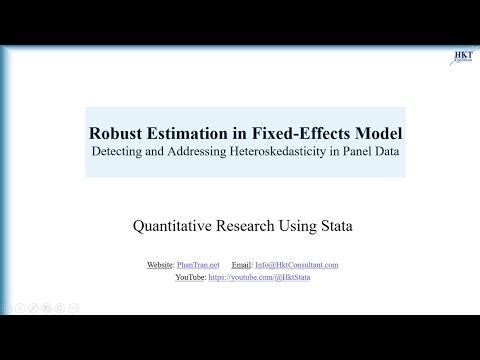 Heteroskedasticity in Panel Data - Robust Estimation for Fixed-Effects Model