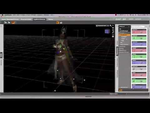 Daz 3D Tutorial - 3 Point Light Setup