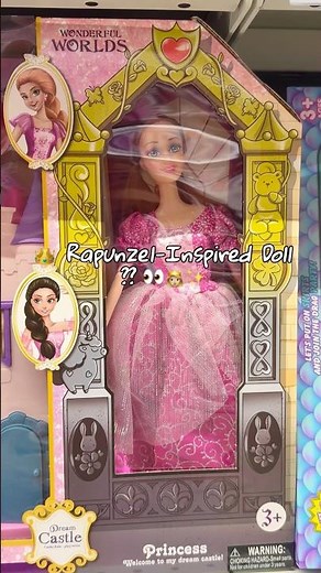 👑 Dream Castle Princess – Rapunzel Inspired Doll 💜✨#rapunzel #tangled #disneyprincess #disney