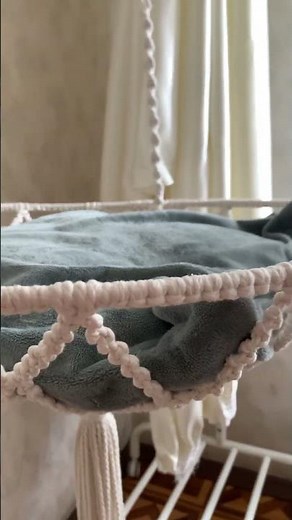 Cat hammock. Handmade. Macrame. Perfect present for your pet.