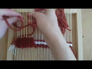 Loom weaving tutorial for beginners: How to make rya knots