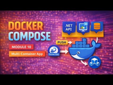 Docker Compose Tutorial | Multi-Container .NET App – Module 10 | 0 to Hero