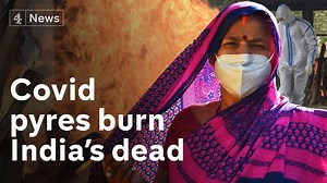 33K views · 283 reactions | There are Covid funeral pyres on India's river banks. Its second wave, with 1,800 dead yesterday, is a grim warning to the rest of the world. Mandakini Gahlot reports from New Delhi. | Channel 4 News | Facebook