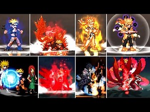🔰[ Update] Naruto JUS All Transform: Base, Jinchukriki, Senjutsu, Kyuubi, Sage Kyuubi, Rikudou