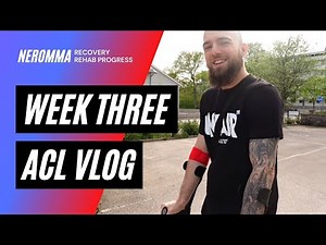 ACL VLOG | 3 weeks post Surgery + Rehab Routine