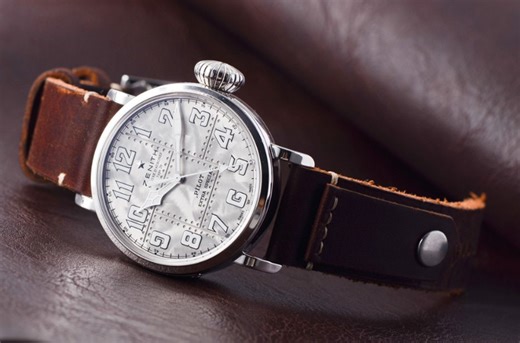 真力时 05.2430.679/17.C902飞行员系列银质特别限量版ZENITH Pilot Type 20 Extra Special AG925 45MM