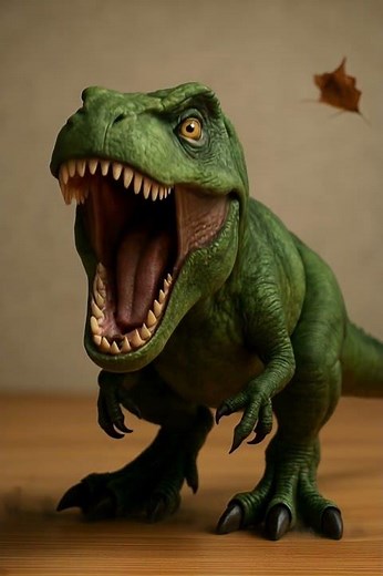 “Ultra Realistic Adult T-Rex Roar in 4K”