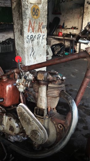 oldpistonsgarage on Instagram: "From rust and silence to pride and perfection. BSA BB31—before and after. Every panel re-crafted, engine rebuilt, British Green reborn. This isn’t repair, this is resurrection. #OldPistonsGarage #restoration #bb31 #vintage #reborn"