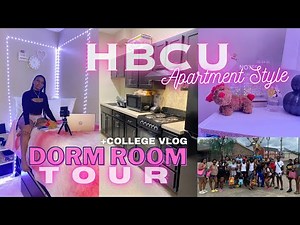 HBCU APARTMENT STYLE DORM ROOM TOUR ( MPC) + HBCU VLOG (Central State University)