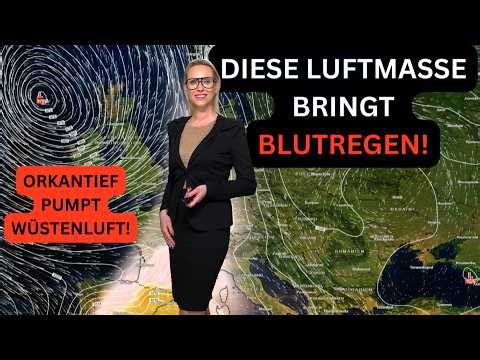 Blood rain from a hurricane-force low-pressure system! 24 degrees today, a crash tomorrow – extre...