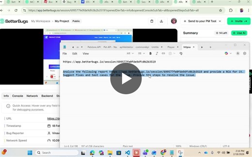 #ai #mcp #betterbugs #automationtesting #sdet #qa #playwright #selenium #rootcauseanalysis #devops #testinginnovation | Vinav Mevada