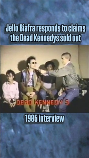 Jello Biafra: We've had plenty of chances to sell out #deadkennedys #jellobiafra #punkrock #80spunk